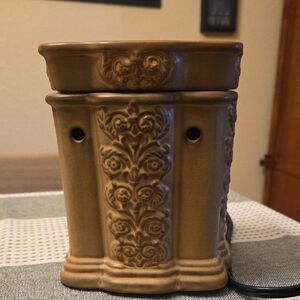 Brown Ceramic Electric Wax Warmer